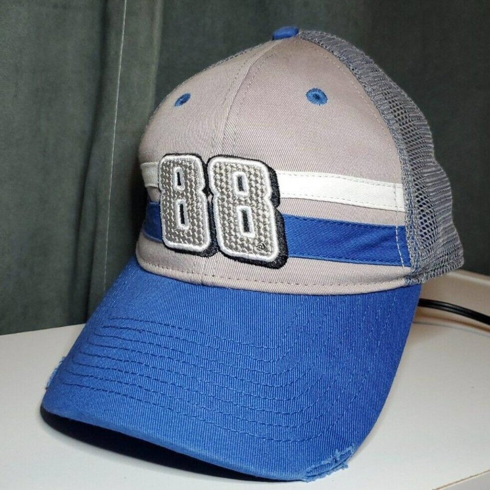 Dale Earnhardt Jr Blue #88 NASCAR Cap Hat Adjustab